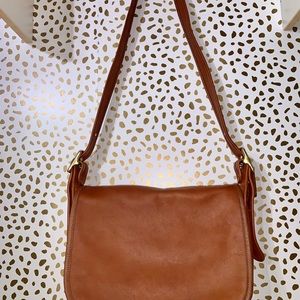 Vintage Coach Saddle Bag Purse